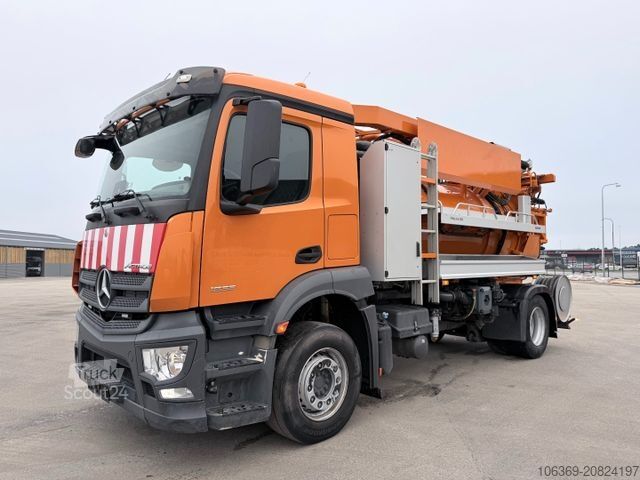 Camión cisterna de vacío MERCEDES-BENZ Actros 1833 4x2 Bucher FlexLine C60