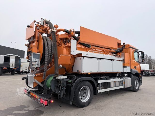 Camión cisterna de vacío MERCEDES-BENZ Actros 1833 4x2 Bucher FlexLine C60