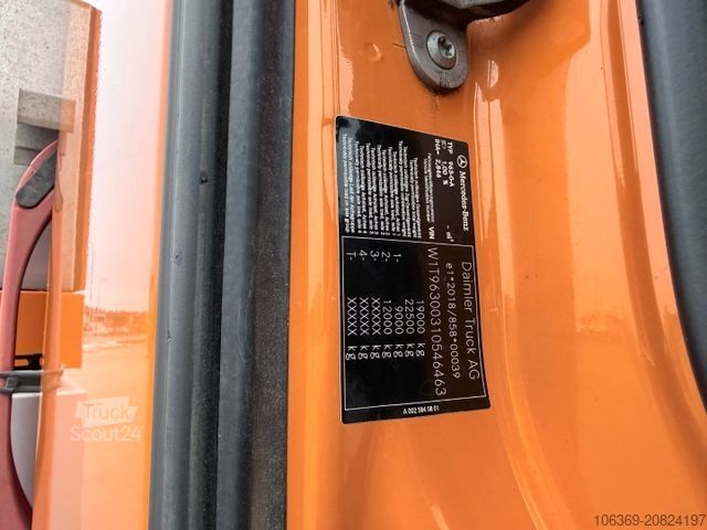 Camión cisterna de vacío MERCEDES-BENZ Actros 1833 4x2 Bucher FlexLine C60