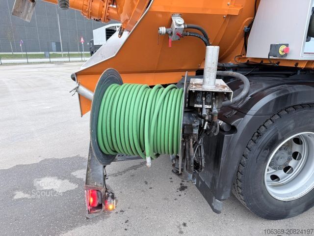 Camión cisterna de vacío MERCEDES-BENZ Actros 1833 4x2 Bucher FlexLine C60