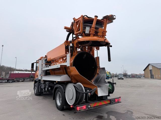 Camión cisterna de vacío MERCEDES-BENZ Actros 1833 4x2 Bucher FlexLine C60