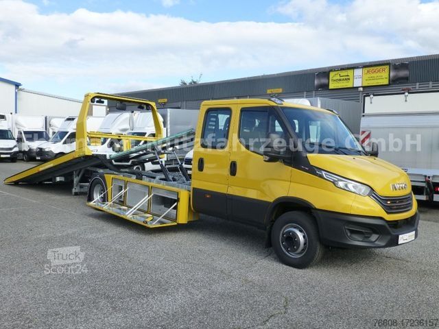 Takelwagen IVECO DAILY 70C18 DoKa Schiebeplateau Luftfed Navi
