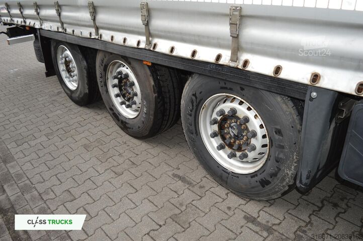 Open semitrailer with tarp SCHMITZ CARGOBULL SCS24/L