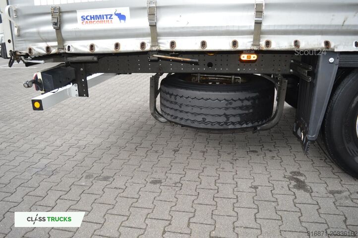 Open semitrailer with tarp SCHMITZ CARGOBULL SCS24/L