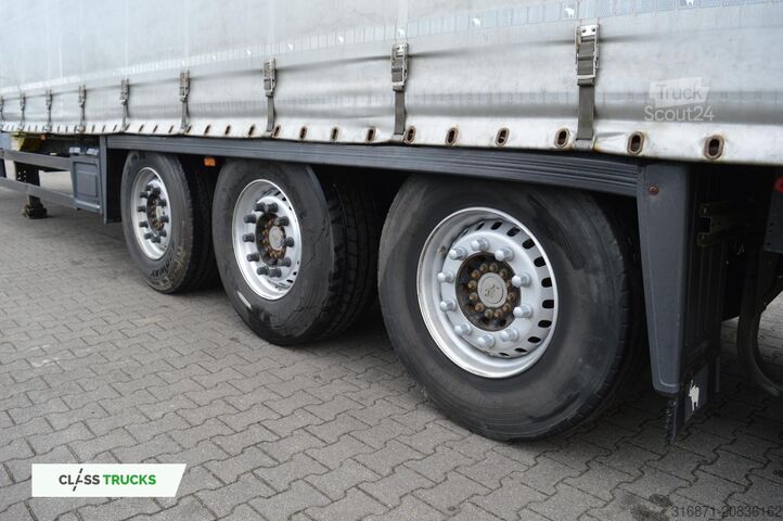 Open semitrailer with tarp SCHMITZ CARGOBULL SCS24/L