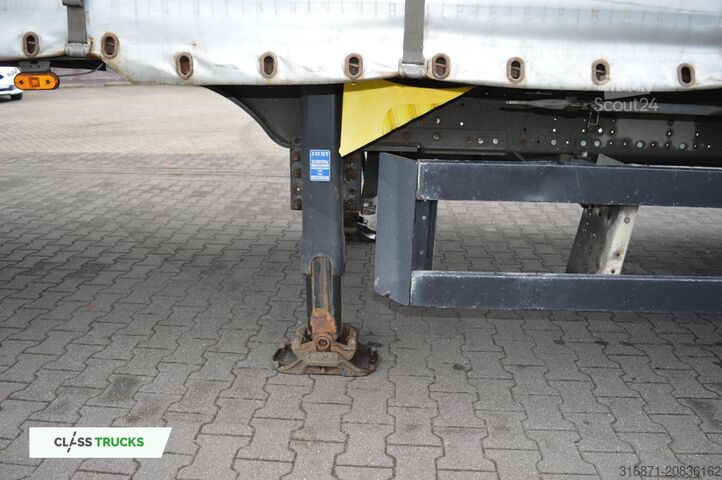 Open semitrailer with tarp SCHMITZ CARGOBULL SCS24/L