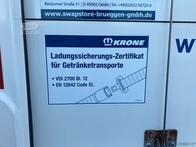 Swap body trailer KRONE Wechselbrücke Koffer