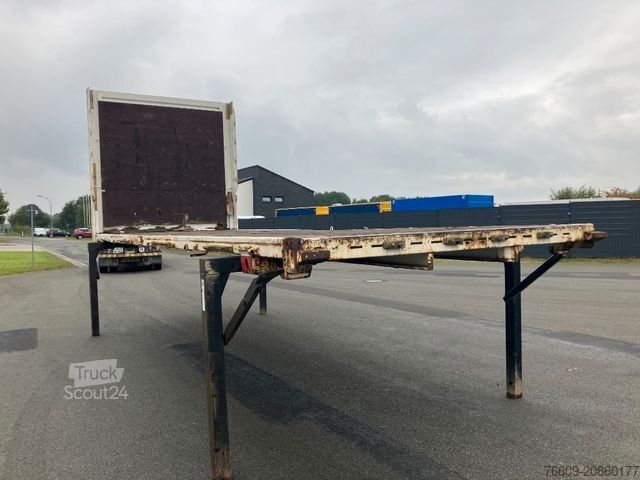 Swap body trailer KRONE Wechselbrücke Pritsche