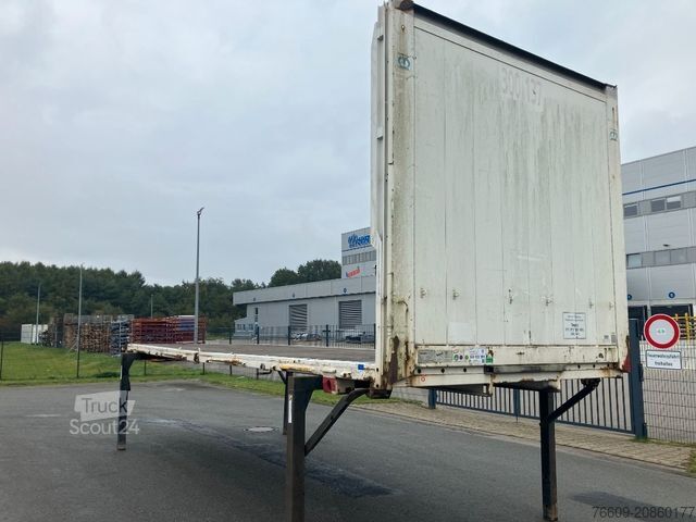 Swap body trailer KRONE Wechselbrücke Pritsche