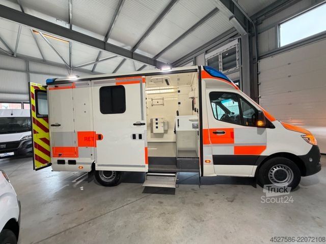 Itfaiye aracı MERCEDES-BENZ Sprinter III 516 RTW/KTW KOFFER*RETTUNGSFAHRZEUG