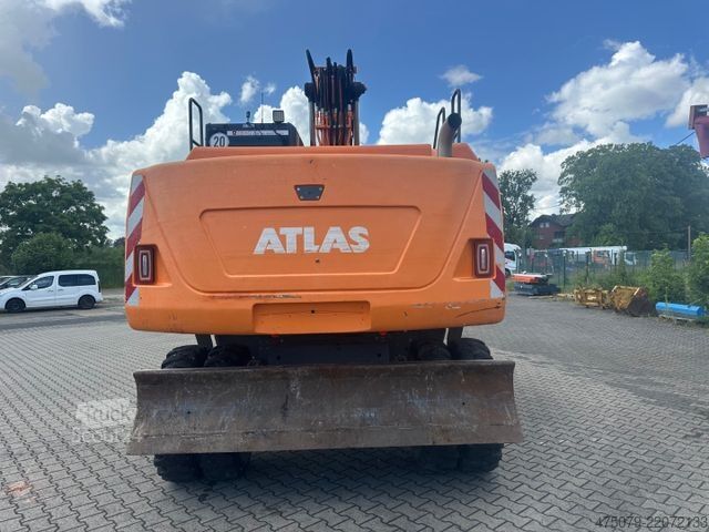 Tekerlekli ekskavatör ATLAS 160 W **Löffelpaket + Greifer**