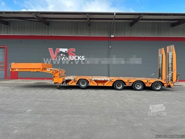 Dieplader oplegger FAYMONVILLE MULTIMAX 4.Achs Tieflader / REMORQUE/ AGGREGAT/