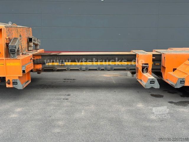 Dieplader oplegger FAYMONVILLE MULTIMAX 4.Achs Tieflader / REMORQUE/ AGGREGAT/