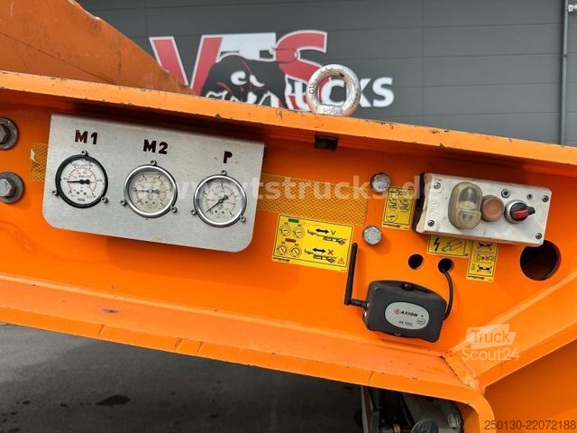 Dieplader oplegger FAYMONVILLE MULTIMAX 4.Achs Tieflader / REMORQUE/ AGGREGAT/