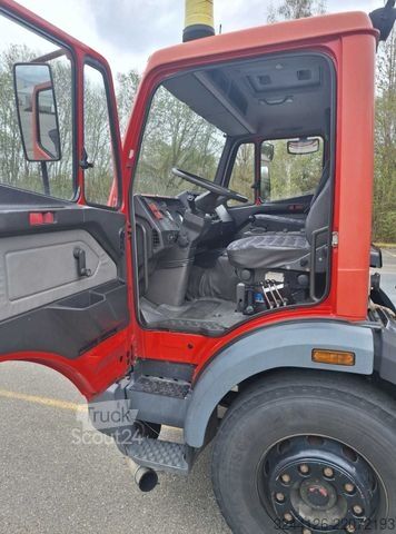 Camion benne à bras amovible MERCEDES-BENZ SK 1729/V8/Abroller/erwehr/40TKM/TÜV/Knick