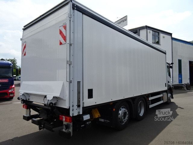 Plattewagen met zeil MERCEDES-BENZ 2536 Actros*7,35 m*2x AHK*NLA