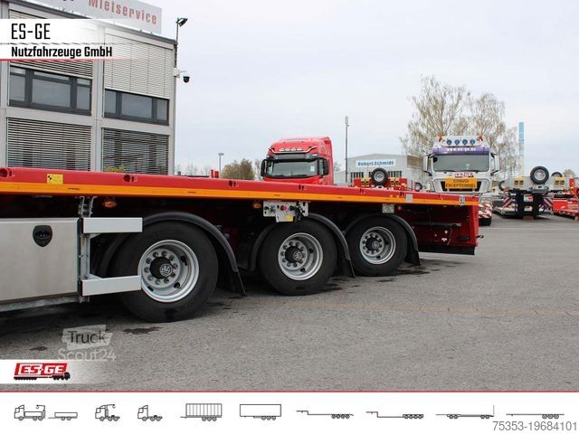 Semiremorcă cu platformă de lucru FAYMONVILLE Telemax Megatrailer - doppelt teleskopierbar