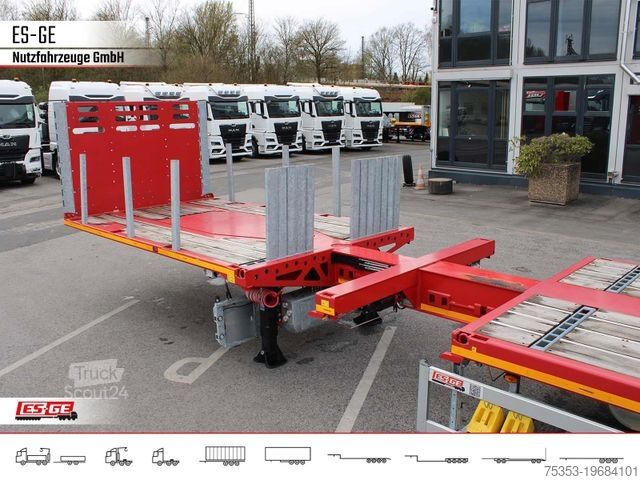 Semiremorcă cu platformă de lucru FAYMONVILLE Telemax Megatrailer - doppelt teleskopierbar