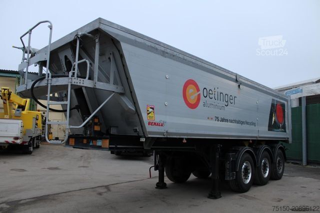 Semiremorcă basculantă BENALU Kippmulde ALU/ALU - SAF - 30 m³ - Nr.: 193