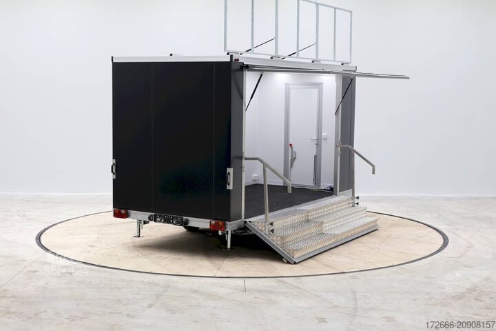 Remorcă promoţională Vezeko VE 27.46 SP | BLACK | PROMOTION | WERBETAFEL 460X216X235CM 2700KG | VERKAUFSANHÄNGER