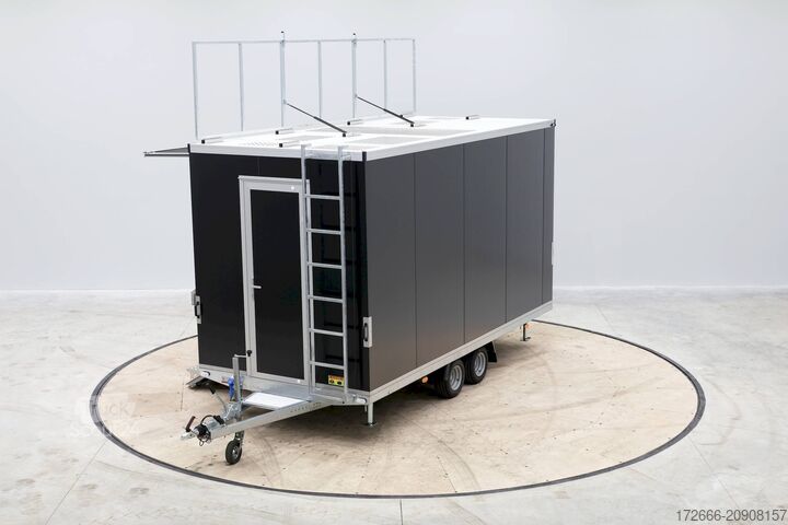 Remorcă promoţională Vezeko VE 27.46 SP | BLACK | PROMOTION | WERBETAFEL 460X216X235CM 2700KG | VERKAUFSANHÄNGER