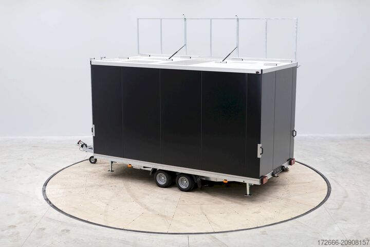 Remorcă promoţională Vezeko VE 27.46 SP | BLACK | PROMOTION | WERBETAFEL 460X216X235CM 2700KG | VERKAUFSANHÄNGER