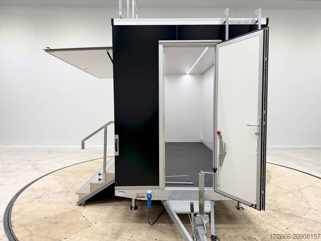 Remorcă promoţională Vezeko VE 27.46 SP | BLACK | PROMOTION | WERBETAFEL 460X216X235CM 2700KG | VERKAUFSANHÄNGER