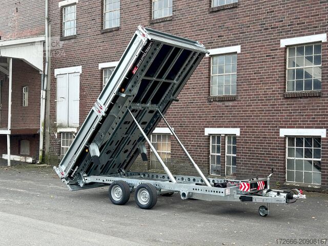 Wywrotka tylnozsypowa Brian James Trailer TIPPER 526-4020-35-2-12 | PENDELKLAPPE 400X200X30CM 3500KG RÜCKWÄRTSKIPPER | SCHWARZ