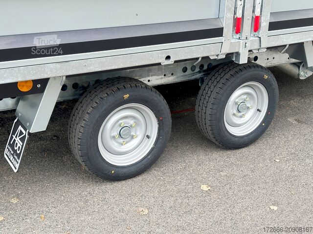 Wywrotka tylnozsypowa Brian James Trailer TIPPER 526-4020-35-2-12 | PENDELKLAPPE 400X200X30CM 3500KG RÜCKWÄRTSKIPPER | SCHWARZ