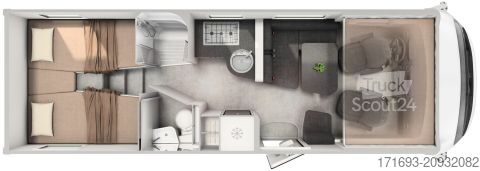 Integrovaný obytný vůz Hymer/Eriba B-Klasse ML I 780 BlackLine MESSE ANGEBOTE ON TOP