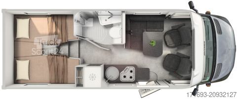 Caravana semiintegrada Hymer/Eriba ML-T 580 MESSE ANGEBOTE ON TOP