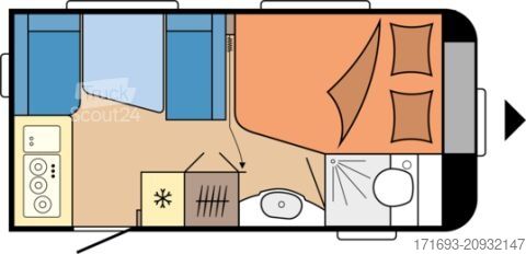 Caravane Hobby De Luxe 400 SFe MESSE ANGEBOTE ON TOP