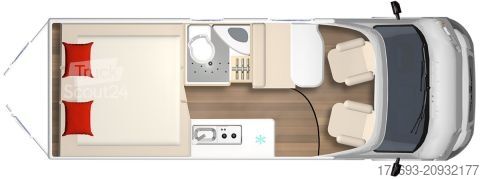 Autorulotă Bürstner Campeo C 640 MESSE ANGEBOTE ON TOP