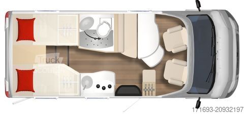 Caravana semiintegrada Bürstner Travel Van T 620 G MESSE ANGEBOTE ON TOP