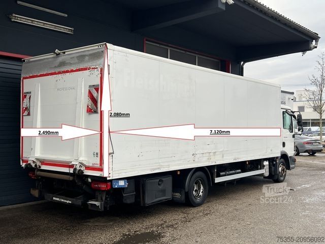Dobozos teherautó MAN TGL 12.220 Xenon 7,12m Koffer + LBW Spurhalteass