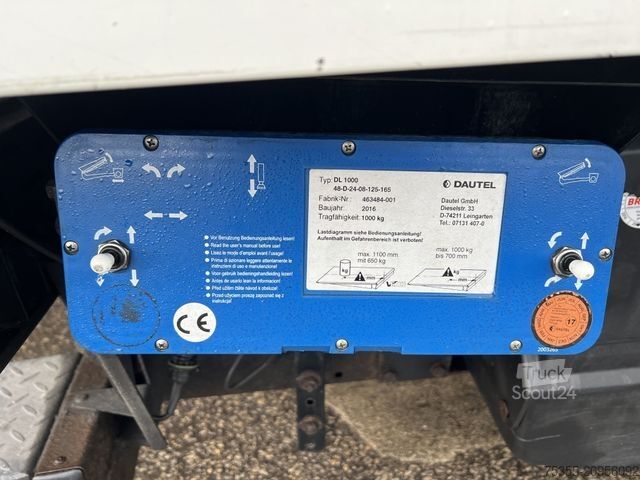 Dobozos teherautó MAN TGL 12.220 Xenon 7,12m Koffer + LBW Spurhalteass