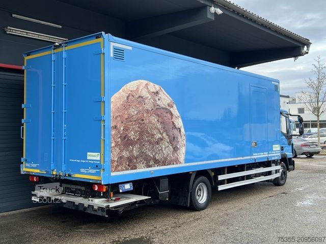 LKW mit Kofferaufbau IVECO EC ML120E21/P CNG Erdgas Klima 7,2m Koff LBW+Tür