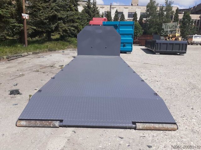 Afrolplatform voor machinetransport  Abrollplattform