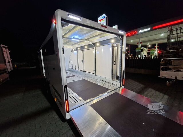 Autotransporter Brian James Trailers Race Transporter 5 weiß ab Lager verfügbar