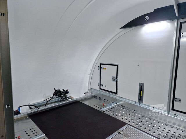 Autotransporter Brian James Trailers Race Transporter 5 weiß ab Lager verfügbar