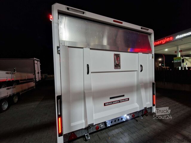 Autotransporter Brian James Trailers Race Transporter 5 weiß ab Lager verfügbar