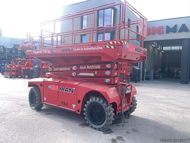 Makaslı kaldırma masası PB Lifttechnik PB S151-19E 4x4 (15m)