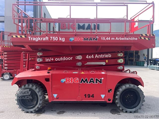 Makaslı kaldırma masası PB Lifttechnik PB S151-19E 4x4 (15m)