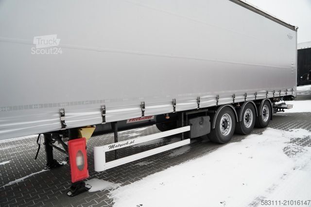 Semi-remorque bâchée FRUEHAUF FIRANKA / STANDARD / WINDA /  MOCNA POD?OGA SZY