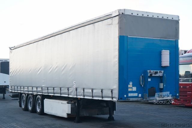 Otvorena poluprikolica sa ceradom SCHMITZ CARGOBULL FIRANKA / KOSZ NA PALETY /  STANDARD / 