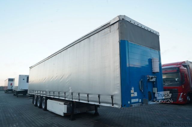 Otvorena poluprikolica sa ceradom SCHMITZ CARGOBULL FIRANKA / KOSZ NA PALETY /  STANDARD / 