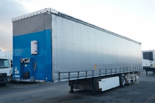 Otvorena poluprikolica sa ceradom SCHMITZ CARGOBULL FIRANKA / KOSZ NA PALETY /  STANDARD / 