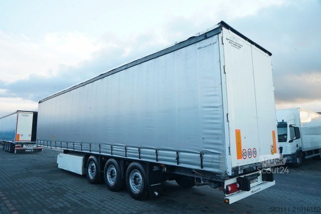 Otvorena poluprikolica sa ceradom SCHMITZ CARGOBULL FIRANKA / KOSZ NA PALETY /  STANDARD / 