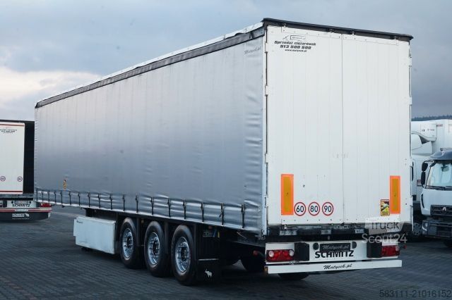 Otvorena poluprikolica sa ceradom SCHMITZ CARGOBULL FIRANKA / KOSZ NA PALETY /  STANDARD / 