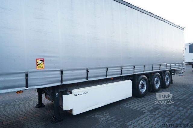 Otvorena poluprikolica sa ceradom SCHMITZ CARGOBULL FIRANKA / KOSZ NA PALETY /  STANDARD / 